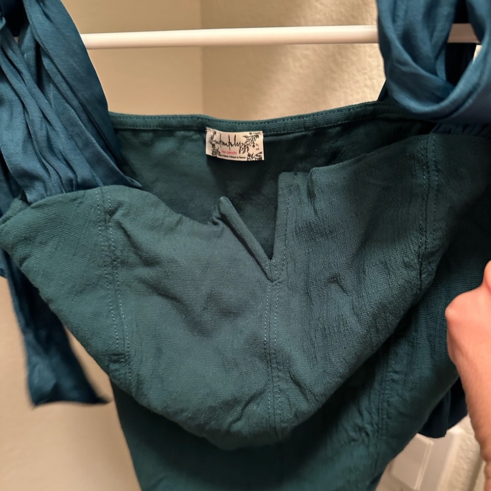Free people teal bodysuit